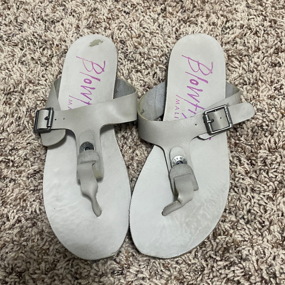 Blowfish, gray sandals